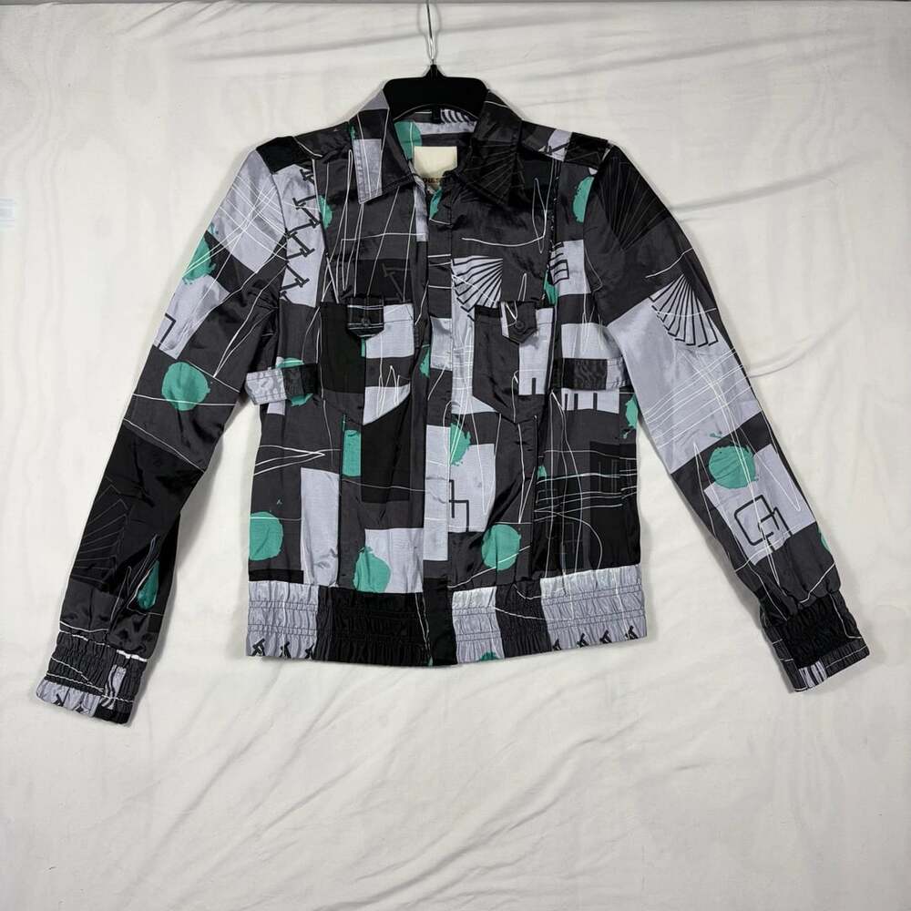 Diesel Abstract Y2K Vintage Patterned Bomber Jacket